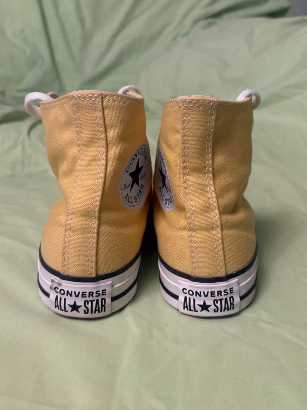 Converse unisex Yellow High Top Sneakers - Picture 3 of 4